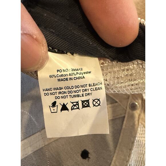 Orvis Manchester Vermont Mens Blue Adjustable SnapBack Trucker Hat Baseball Cap - Picture 9 of 9